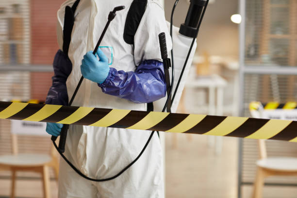 Professional Biohazard technician working in Stoughton, WI